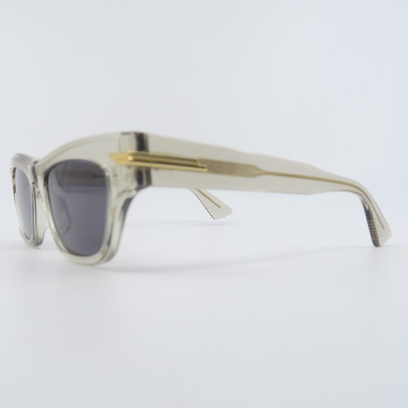 Bottega Veneta BV1122S 003 New Transparent Yellow/Grey Women\'s Sunglasses